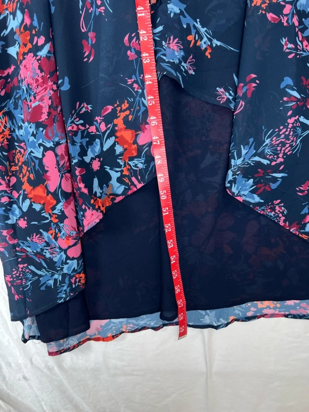 Standards & Practices Carter Dark Floral Asymmetrical Maxi Dress 2X NWT Romantic
